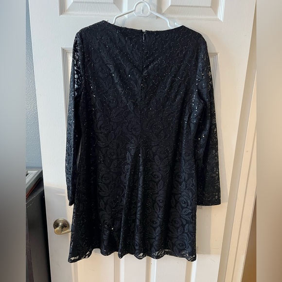 Short Black Sequence Dress - Picture 2 of 5